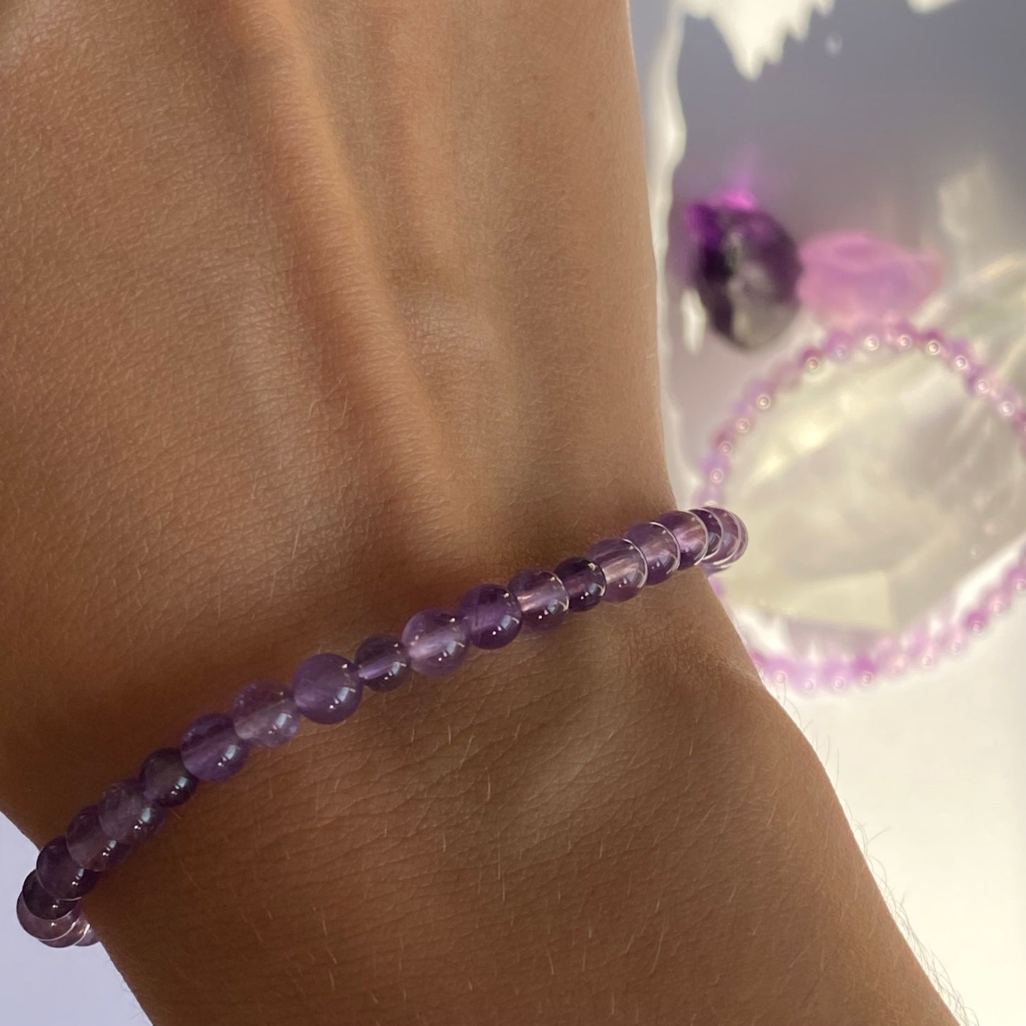 Amethyst Ouroboros Bracelet
