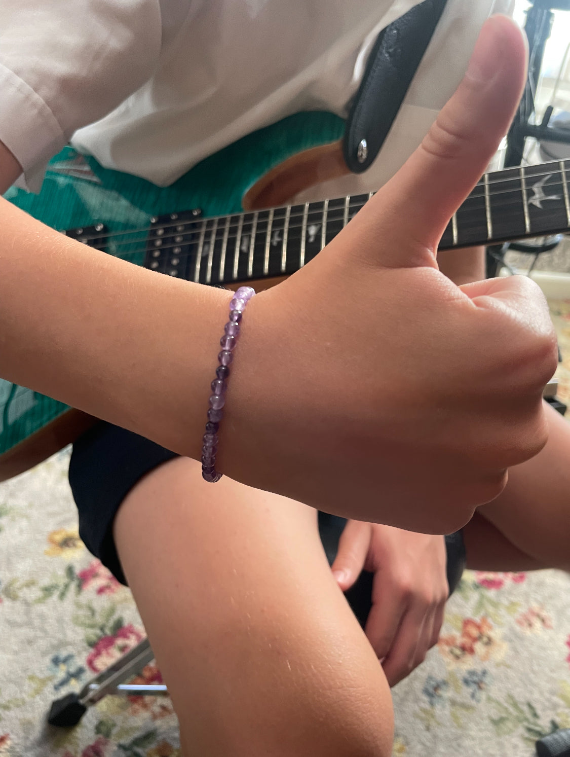 Amethyst Ouroboros Bracelet